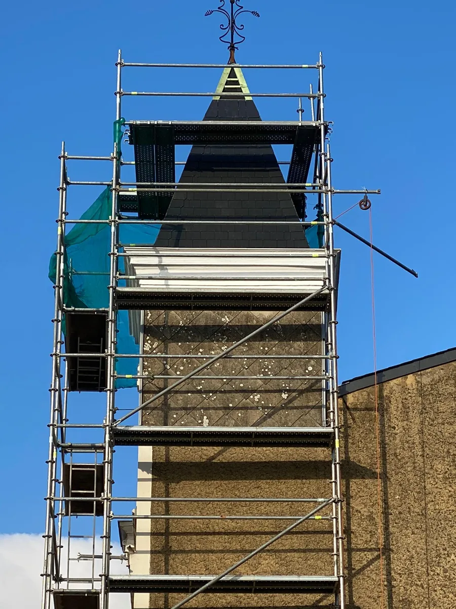 Rénovation d’un clocher d’église